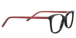 Alcuin Rectangle Black Glasses4