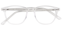 Becky Round Clear Glasses1