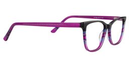 Lauren Rectangle Purple Glasses4