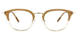 Eulalia Square Brown Glasses0