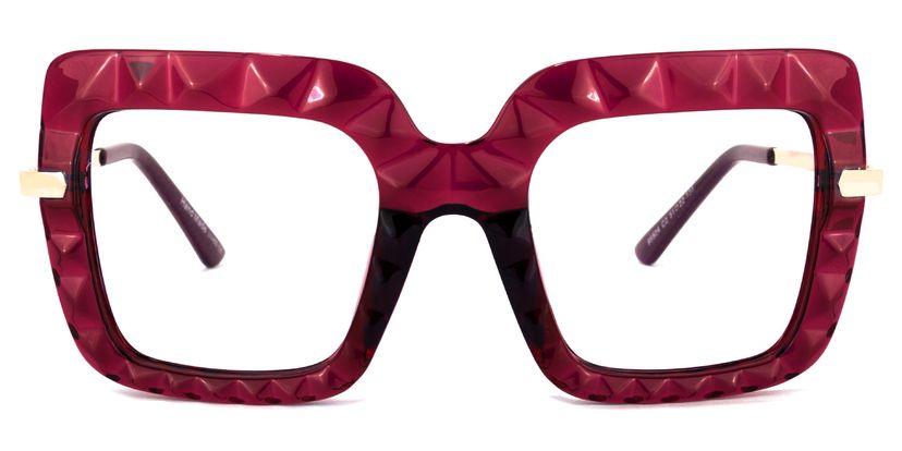 Amecia Square Red Glasses