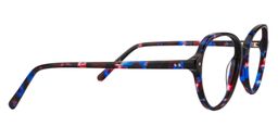 Aldred Oval Blue Tortoise Glasses4