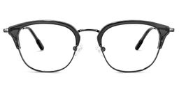 Eulalia Square Dark-Gray Glasses0