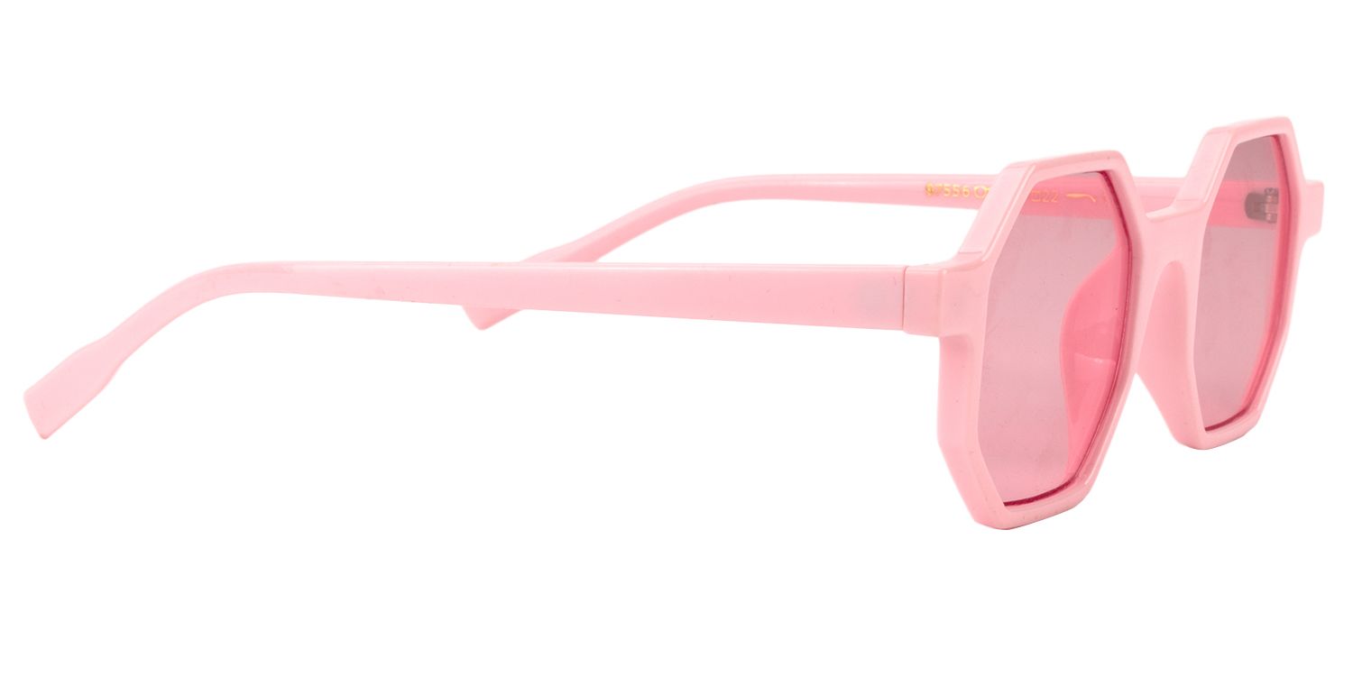 Geometric Pink Sunglasses | Zeelool Sunglasses4