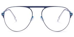 Frechen Geometric Dark-Blue Glasses0