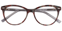 Kelsey Cateye Red-Gunmetal Glasses1