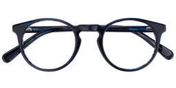Anthony Round Dark Blue Glasses1