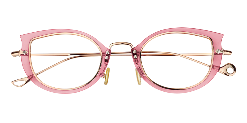 Cat Eye Pink Glasses | Zeelool Eyewear Online1