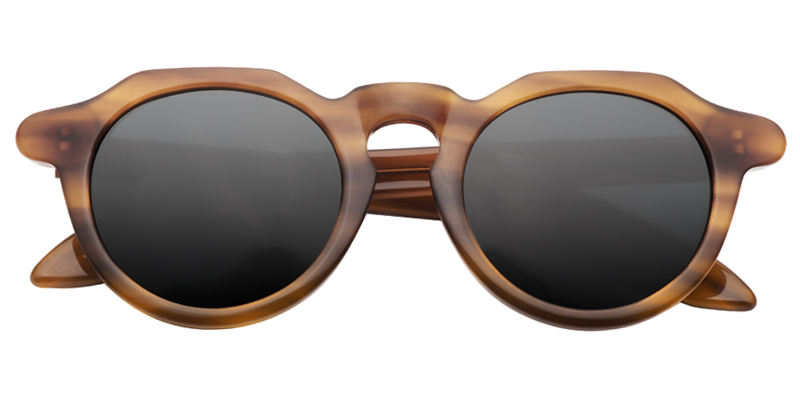 Round Brown Sunglasses | Zeelool Sunglasses Online1