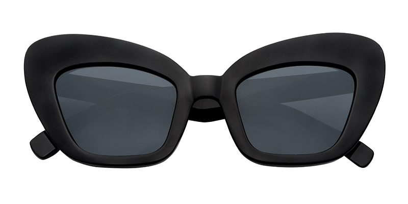 Cateye Black Sunglasses | Zeelool Sunglasses1
