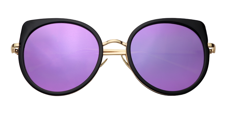 Cateye Black Sunglasses | Zeelool Sunshades1