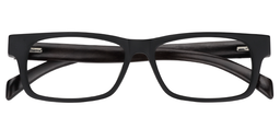 Damon Rectangle Black Glasses1