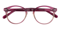 Kimberly Round Purple Glasses1