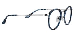 Ainslie Round Blue Tortoise Glasses4