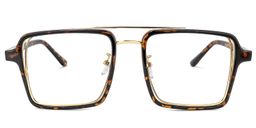 Nellie Tortoise-Gold Aviator Glasses0