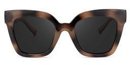 Malcolm Burnt-Umber Square Sunglasses1