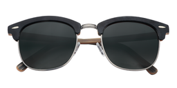 Vance Browline Black Sunglasses1