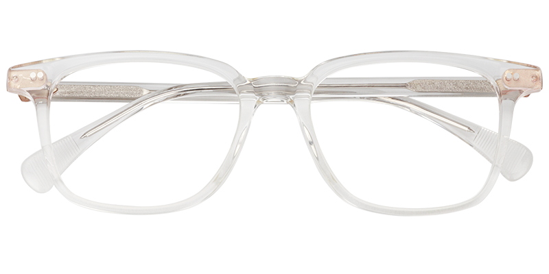 Rectangle Clear Glasses | Zeelool Eyeglasses1