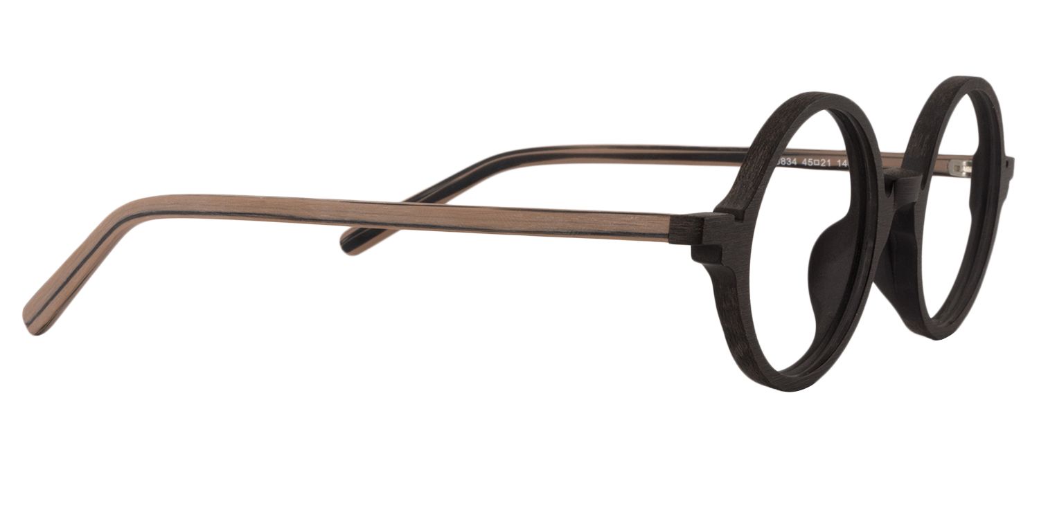 Round Brown Glasses | Zeelool Glasses4