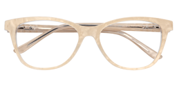 Emilia Oval Beige Glasses1