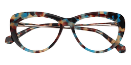 Becky Cateye Blue-Tortoise Glasses1