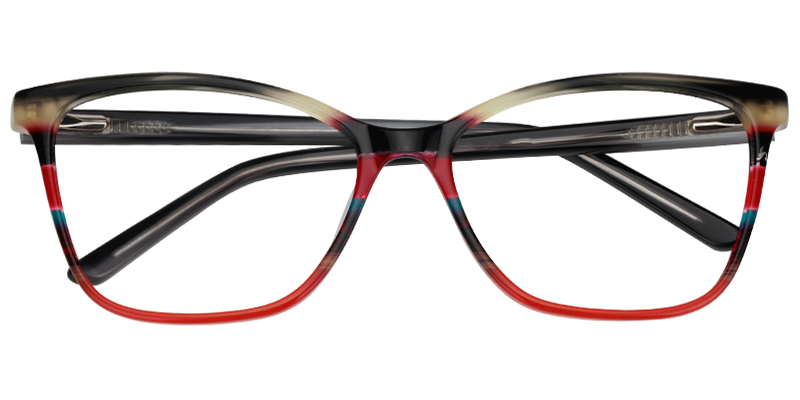 Rectangle Red Glasses1