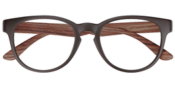 Wesley Round Brown Glasses1