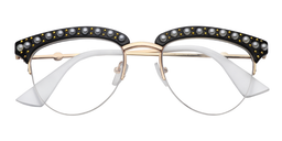 Margaret Browline Black Glasses1