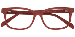 Enid Rectangle Red Glasses1