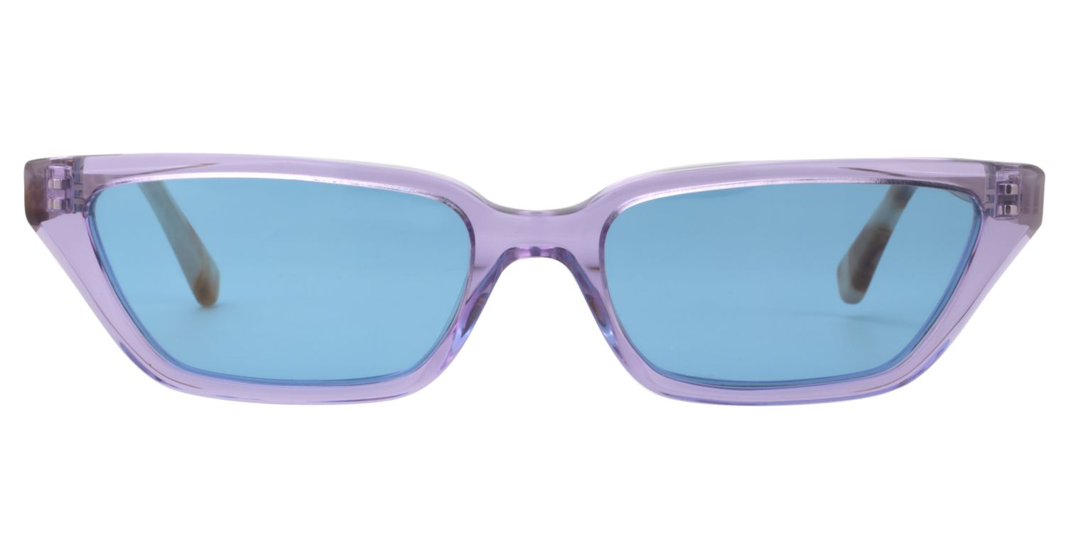 Rectangle Purple Sunglasses | Zeelool Sunglasses0