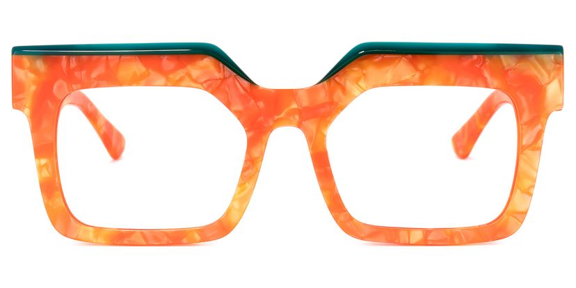 Rosado Rectangle Orange Glasses