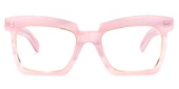 Corrales Square Pink Glasses0