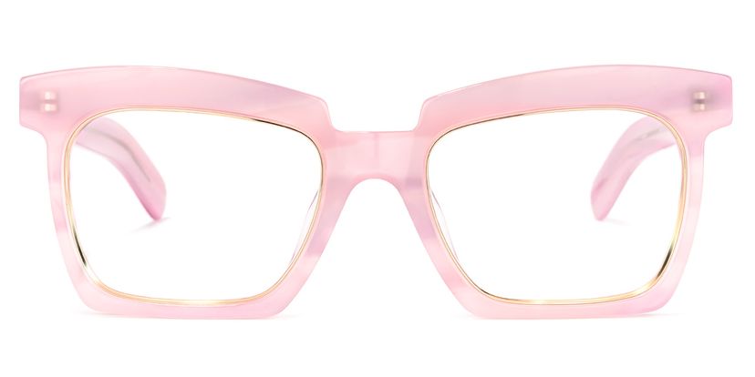 Corrales Square Pink Glasses
