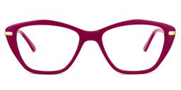 Gayle Cateye Amaranth Glasses0