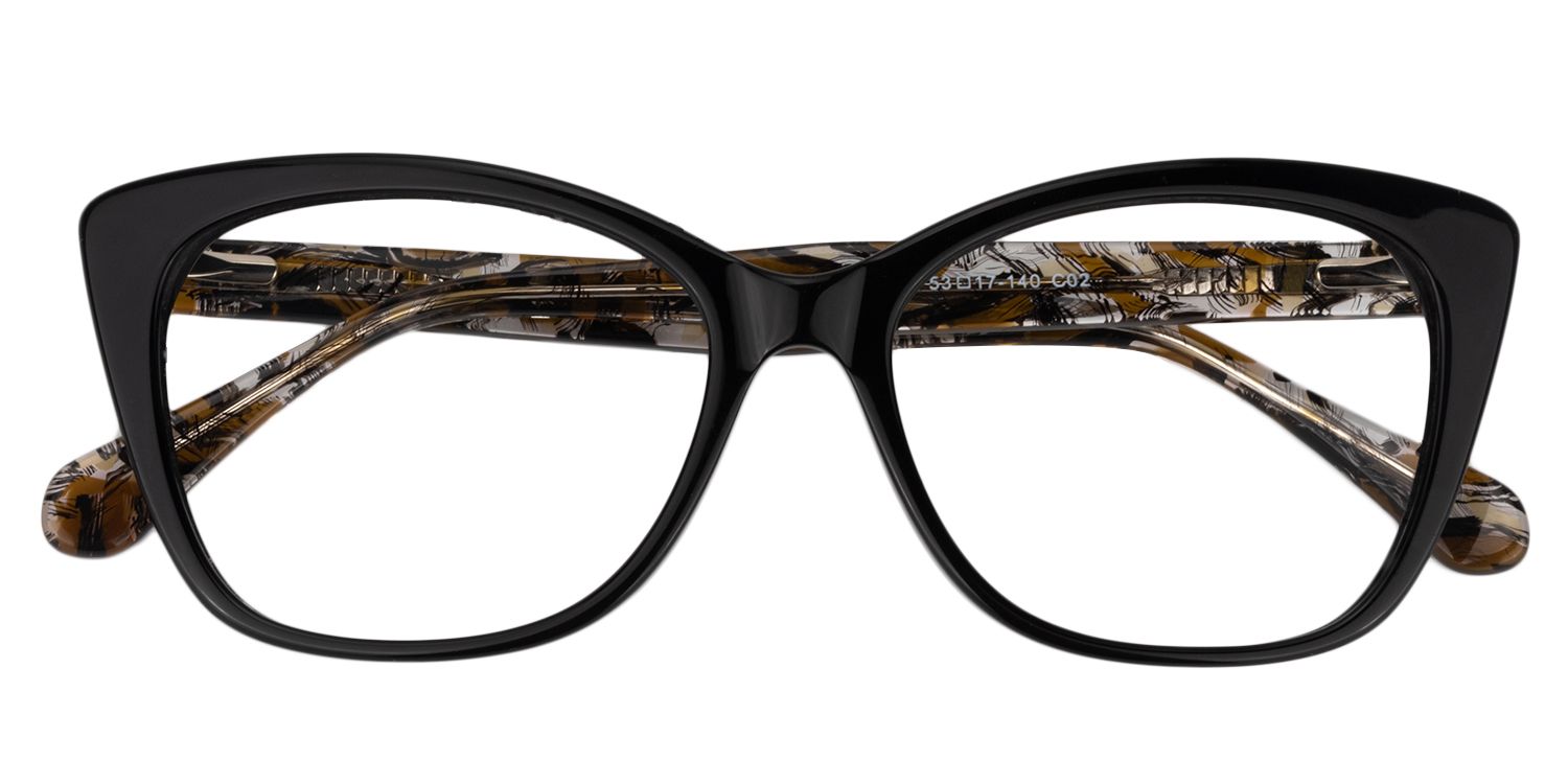 Square Black Glasses | Zeelool Glasses1