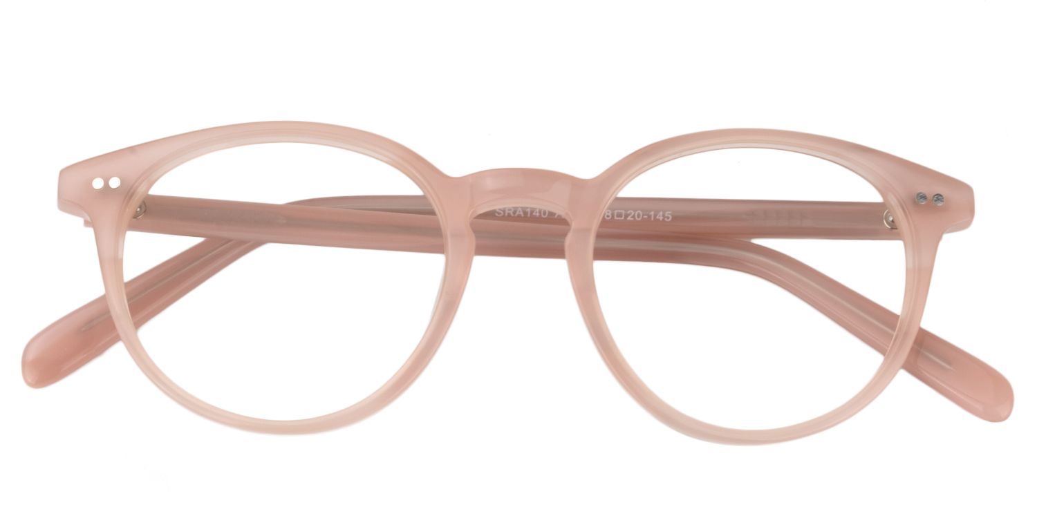 Round Pink Glasses | Zeelool Glasses1