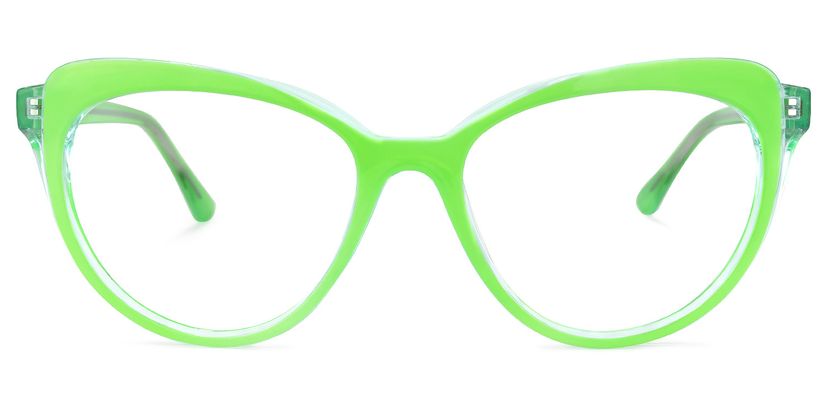 Torrence Cateye Green Glasses