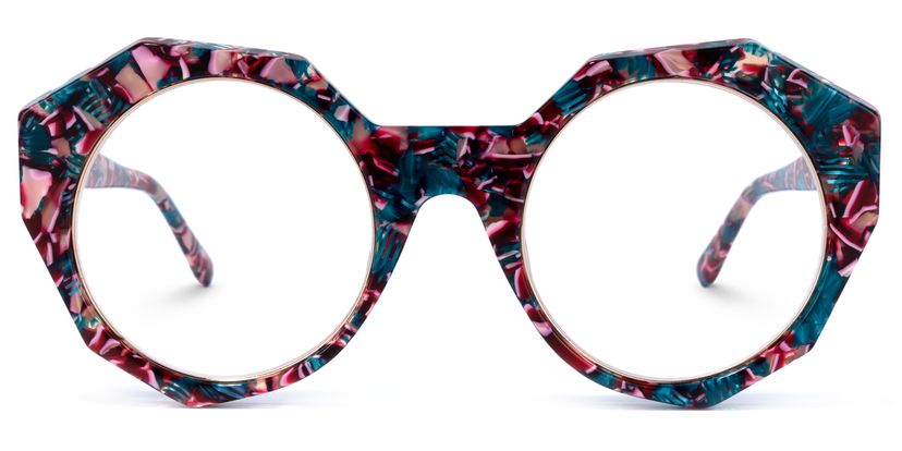 Bogar Geometric Floral Glasses