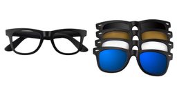 Xena Clip-on Black Glasses0