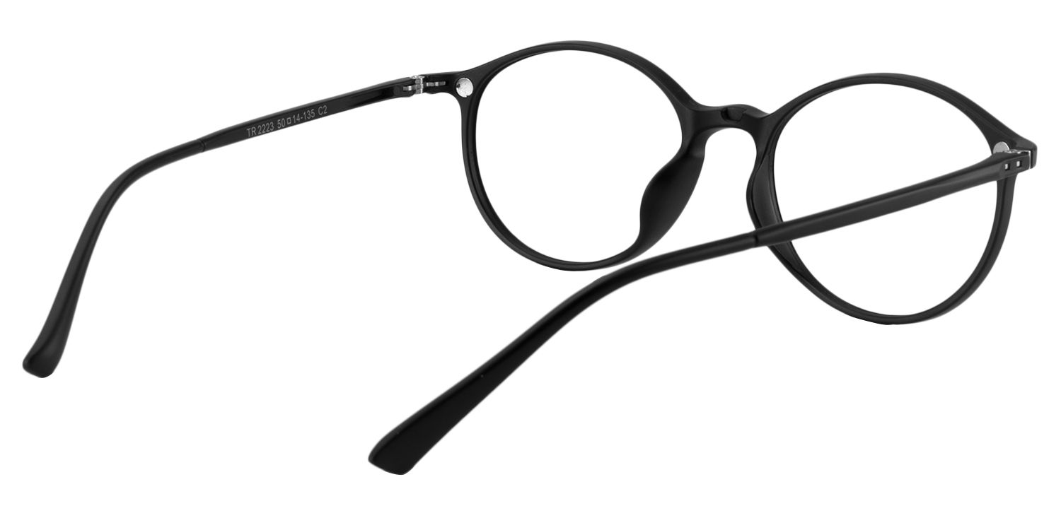 Round Black Glasses | Zeelool Glasses5