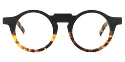 Jamie Round Tortoise Glasses0