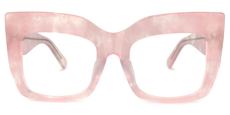 Charmaine Cat Eye Pink Glasses