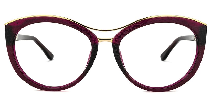 Carol Cateye Wine Red Glasses