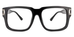 Georgiana Square Black Glasses0