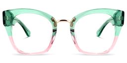Denis Cat Eye Pink Glasses0