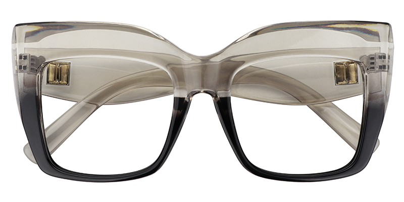 Cat Eye Gray Glasses | Zeelool Optical Online1
