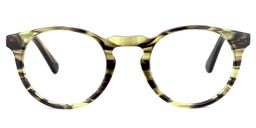 Brittany Round Green/Tortoise Glasses0
