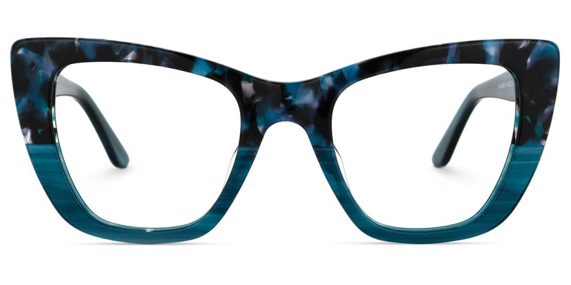 Lewis Cateye Blue Glasses