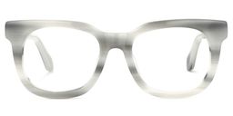 Crunch Square Gray Glasses0