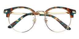 Montgomery Blue Floral Handmade Glasses1